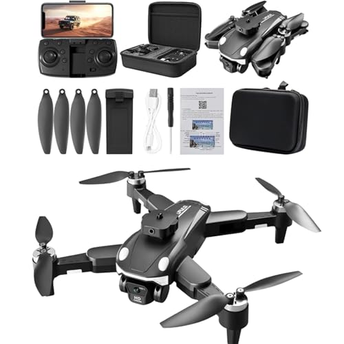 Drone with Camera for Adults Beginners, Foldable RC Quadcopter with Upgrade Altitude Hold, Headless Mode Brushless Motor Portable Mini Drones with Carrying Case