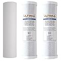 Ultima Water Double Capacity Pre-Filter Set, Stages 1-3, 12 Month Reverse Osmosis Universal Fit Filters