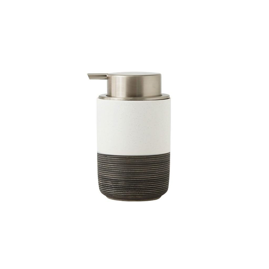 Distributeur de savon en céramique raffiné pour une salle de bain élégante