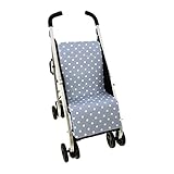 COLCHONETA O FUNDA PARA SILLA DE BEBÉ UNIVERSAL: Nuestro funda de silla o Colchoneta de silla es universal y válido para la gran mayoría de las sillas LIGERAS O DE VERANO del mercado, equipado con los ojales, cintas y amarres necesarios para garantizar el ajuste a la silla.