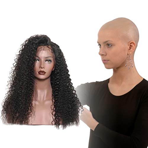 Dan&Dre Peruca de cabelo humano ondulado, ondulado, cabelo humano ondulado, cabelo virgem brasileiro