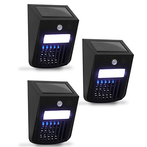 Pic Solar Motion Led & Bug Zapper, Black (3 Pack) #TOP1