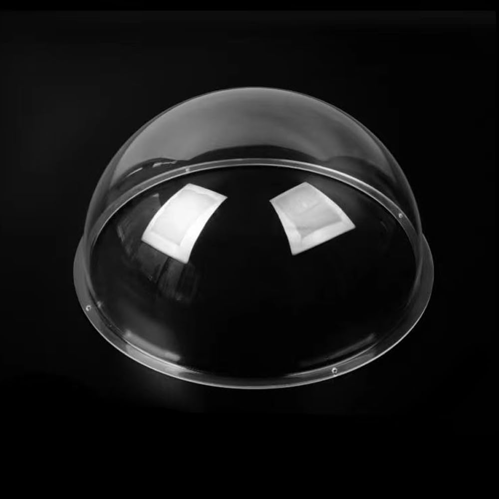 LOTOWELZON 5.12in/130mm Clear Acrylic CCTV Security Camera Dome House Cover