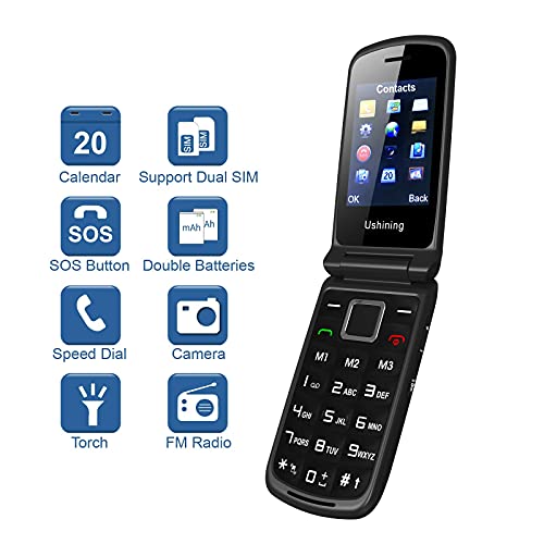 Ukuu Telefono per Anziani con Tasti Grandi 2,4