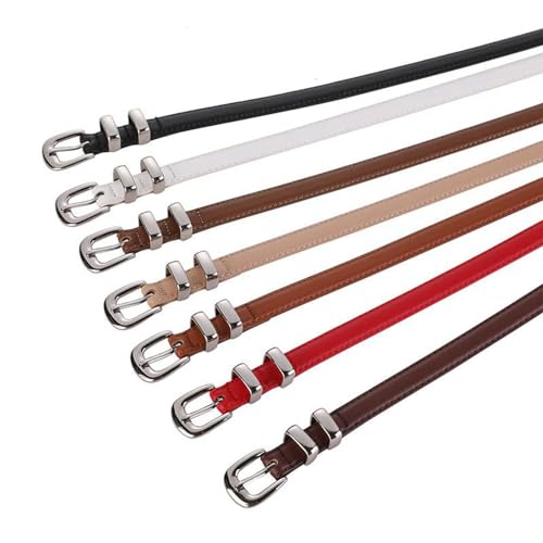 Classic belt, ladies 1.4 cm leather belt classic thin belt4