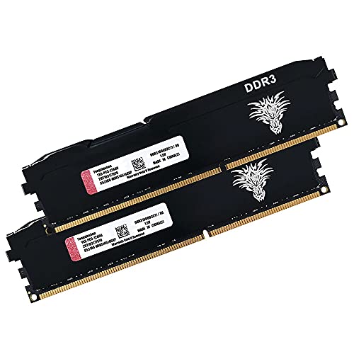 🔥 Hot Deals Yongxinsheng DDR3 8GBx2 (16GB Kit) 1600MHz UDIMM RAM PC3-12800U CL11 240 Pins 1.5V Non-ECC Unbuffered Ddr3 Desktop Memory