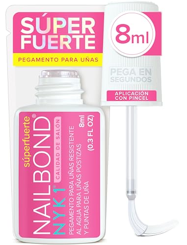 NYK1 Pegamento de Uñas Extra Fuerte para Press-On y Uñas Postizas | 8ml