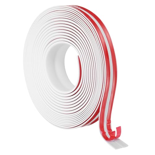 Protector esquina para pared blanco moldura flexible autoadhesiva de 6 metros 2