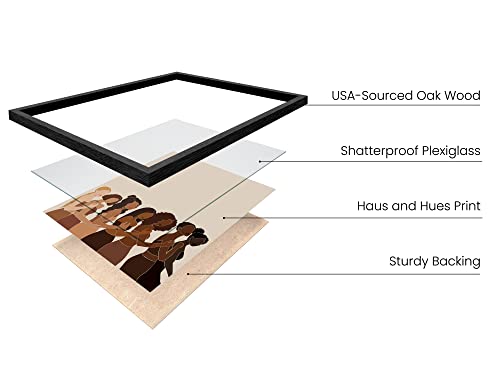 Haus And Hues Wall Decor For Bedroom Women, Women Posters, Empowerment Decor, Black Woman Wall Art, Black Girl Wall Art, Female Wall Decor, Black Women Poster, Wall Art Black People (Black, 12X16) #TOP1