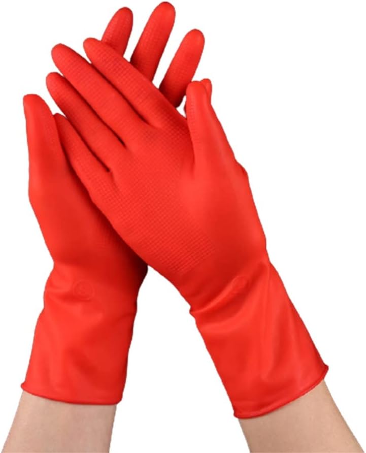 Rubber Dishwashing Gloves, Household Keeping Kitchen Cleaning, Working, Painting, Gardening, Pet Care