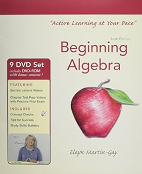 Hardcover Interactive DVD Lecture Series for Beginning Algebra Book