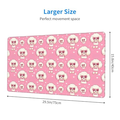 Tapis de souris en caoutchouc antidérapant grand format de jeu