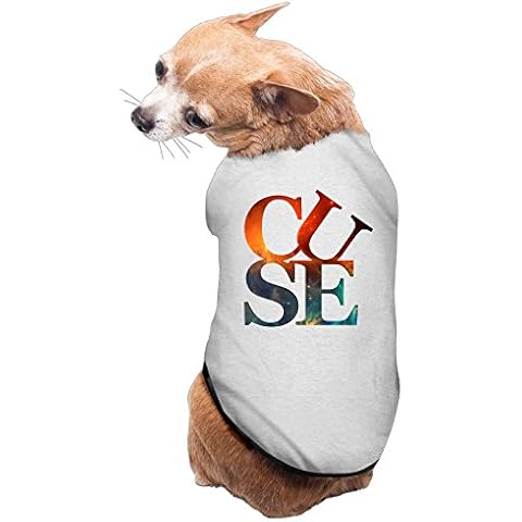 Masha Syracuse Orange Football Vest Tops Doggy Shirt Dog Puppy Size S Color Gray Cover