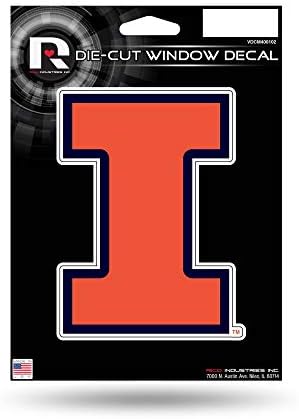 NCAA Illinois Fighting Illini Die Cut Vinyl Decal