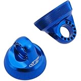 J Concepts Inc. Fin 12mm V2 Shock Cap Blue2B5MT5MSC5MB6 JCO24901 Electric Car/Truck Option Parts