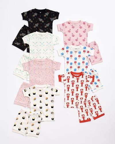 MONICA + ANDY Toddler Organic Two-Piece Shorty Pajama Set4