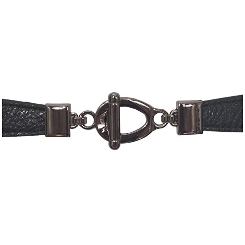 eVogues Plus size Metal Buckle Skinny Elastic Cinch Belt3