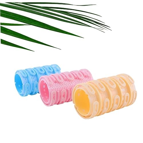 minkissy Portable Hair Curlers Set 3pcs Air Curling Iron for Diy Hairdressing for Friends Families