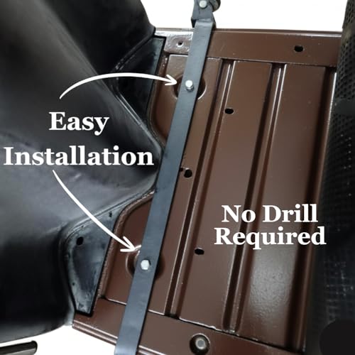 Image of Activa Front Footrest for Riders | Fits Honda Activa 1G to 5G | Heavy Duty Metal with Anti-Slip Rubber | Easy Installation