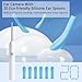 Ear Wax Removal Tool Camera, Ear Cleaner with Camera and 6 LED Light, 1080p HD Ear Scope, Ear Cleaning kit, 9 Ear Tools and 20 Ear Replacement Tips, for iOS & Android (C-White)