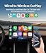 DRERYRIT Car TV Mate Pro, Wired CarPlay to 2K HDMI Input, Fire TV Stick Converter for Car, Compatible with Set Top Box, Switch, etc - HDMI to USB Port Converter for OEM Factory CarPlay, Plug & Play