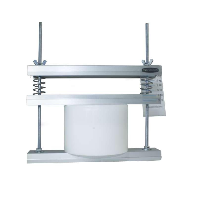Kit para hacer queso en casa con prensa regulable y moldes para fresco o azul 4