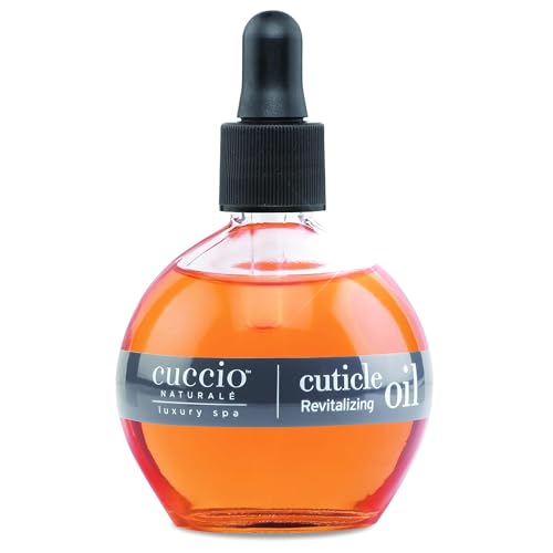 Image of Cuccio Naturale Mango & Bergamot Revitalizing Cuticle Oil, Lightweight Fast-Absorbing Hydrating Nail & Cuticle Conditioner, Cold-Pressed Oils + Vitamin E, 2.30 Fl Oz