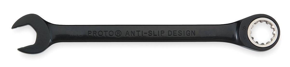 BLK Chrome Combo Non-Reversible Ratchet Wrench 11/16