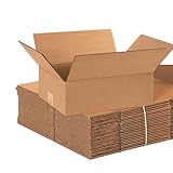 Aviditi Caja de cartón corrugado plano 1294 de 30, embalaje y mudanza (paquete de 25)