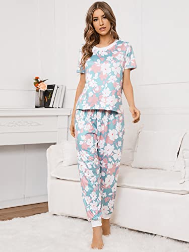 Image of GRECIILOOKS Women Co Ord Set for Women | Co Ord Set for Women Stylish |Printed Lycra Co Ord Set for Women | Travel Co Ord Set for Women | Half Sleeve