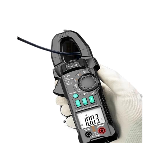 Multímetro de pinza digital profesional AC DC con doble pantalla y medición de baja impedancia miniatura 6