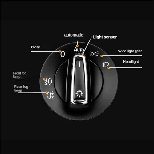 Módulo de interruptor de faros delanteros compatible con VW Polo 2006-2016 6