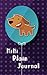 Produktbild Mini Plain journal: 5x8 inches Mini Small Size Notebook Cute Dog Purple Dot Pattern Design