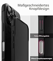 Ringke Onyx Magnetic für iPhone 16 Pro Max Hülle, [Kompatibel mit MagSafe] Griffig rutschfest Anti-Fingerabdruck Stoßfest Kratzfest Handyhülle mit Präzisen Kameraausschnitten - Camo Black – Ansicht 8