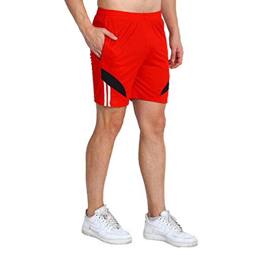 Image of DIA A DIA Lightweight Men's Honeycomb Shorts Length, Easy Care, Quick Dry, Elastic Drawstring, 2 Zipper Pockets - Nightwear, Sports & Casual Wear