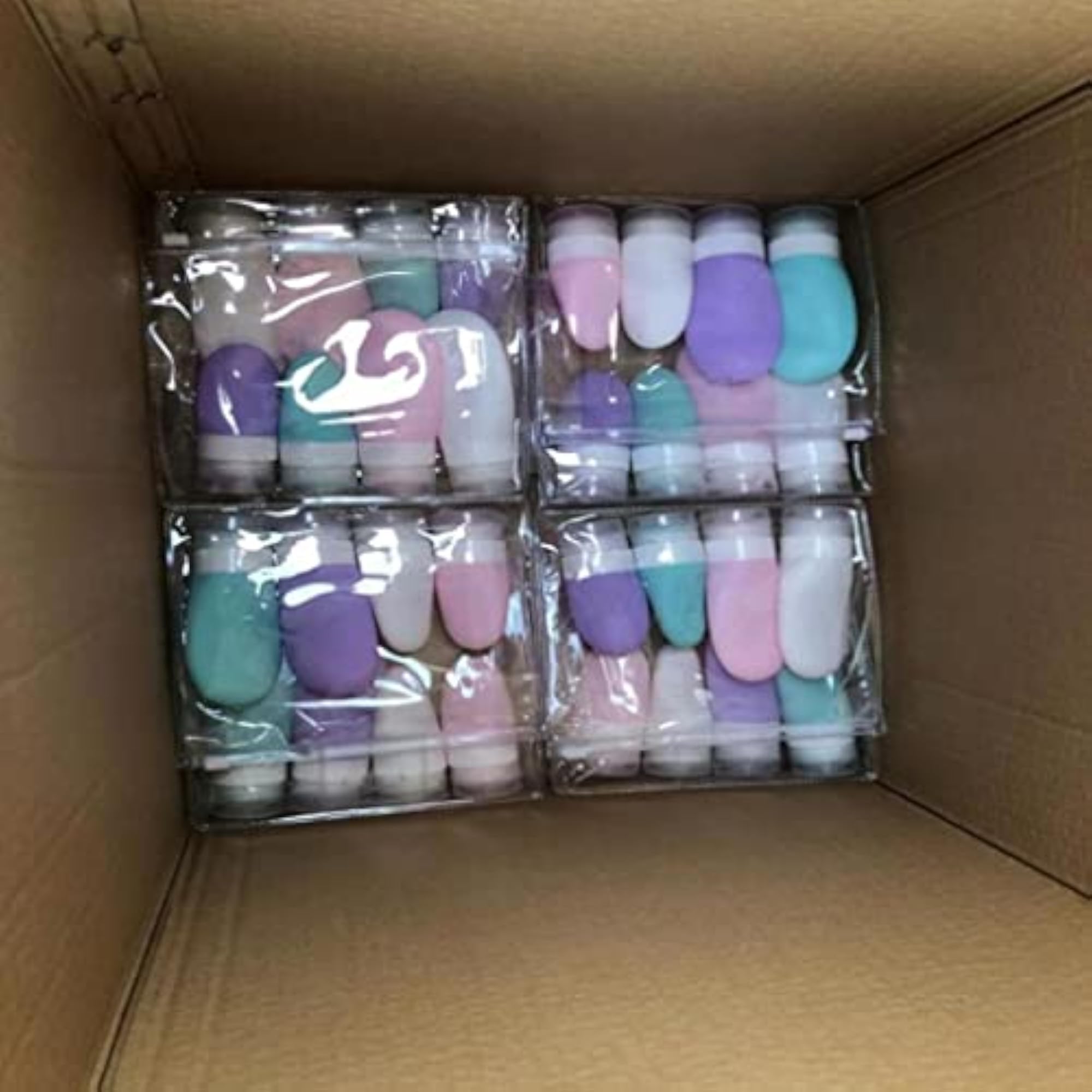 Silicone Travel Bottle for Cosmetic Body Wash, White