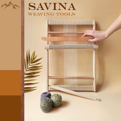image for Savina Wooden Shed Stick for Weaving Loom - 12.6in Long, Pick Up Stick