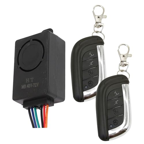 Sistema de alarma antirrobo para scooters de 48 a 72 V, alarma de seguridad antirrobo, alarma portátil para vehículos eléctricos
