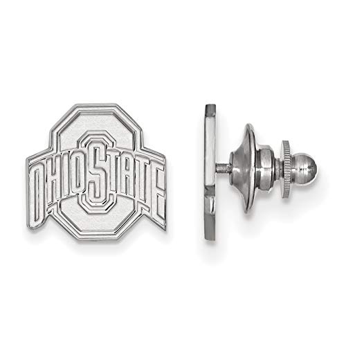 LogoArt Sterling Silver Ohio State University Lapel Pin