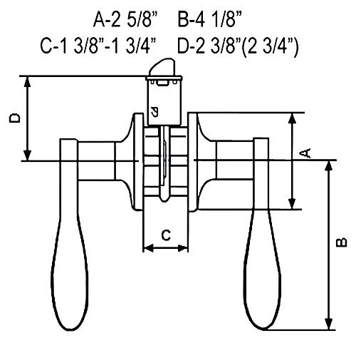 2 Set Satin Nickel Entry Entrance Keyed Levers With Matching Single Cylinder Deadbolts Combo Keyed Alike 835Dc #TOP2