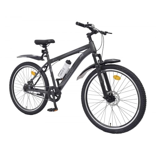 Image of playR Stallion Cycle 27.5 Inch Single Speed - Front Wheel Shock Abs Front and Rear Disc Brake for Durable City Bicycle & Outdoor Adventure Bike for Men & Women All Season