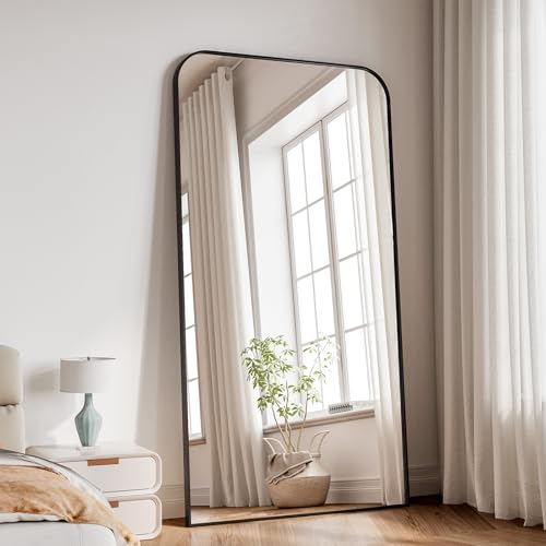 Image of Koonmi Full Length Mirror, 76 inchx34 inch Mirror Full Length with Stand