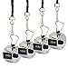 ZoomSky 4 Pcs Compteurs Manuels, Compteur Mécanique à 4 Chiffres Clicker Comptage à Main Compteur de Personnes avec Cordons pour Sport Manifestation Compte de Pas