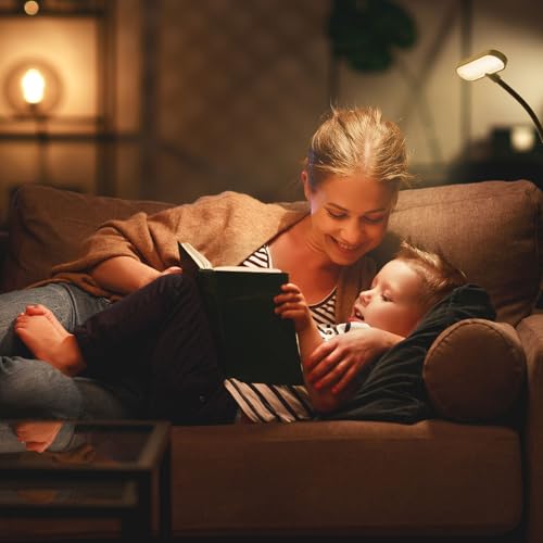 Image of Rechargeable Book Light for Reading in Bed - 14 LED Book Light with 3 Color Temperatures, Stepless Dimming, Up to 80 Hours Runtime, 360 Rotatable Clip - Perfect for Book Lovers, Black