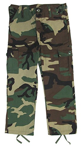 Kids Woodland BDU Uniform 2 Piece Set - Kids Military Costume - Large - Thumbnail 4