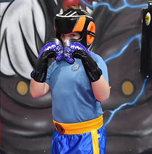 Jayefo Boxing Gloves For Kids & Children - Youth Boxing Gloves For Boxing, Kick Boxing, Muay Thai And Mma - Beginners Heavy Bag Gloves For Heavy Boxing Punching Bag - 4 Oz - Blue #TOP6
