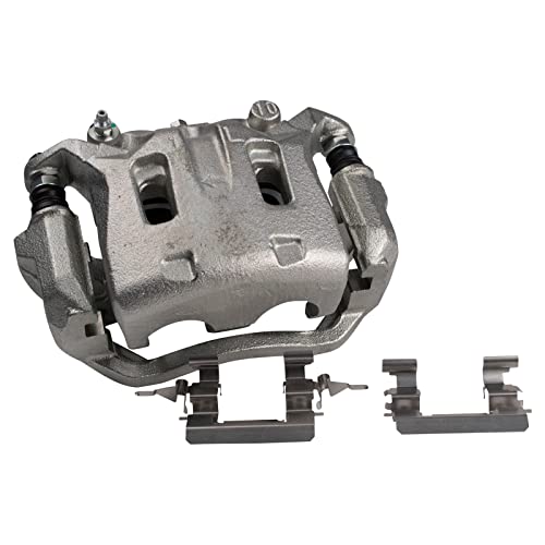 Image of TRQ Front Brake Caliper Set Zinc Coated Brackets Compatible with 2008-2012 Nissan Pathfinder
