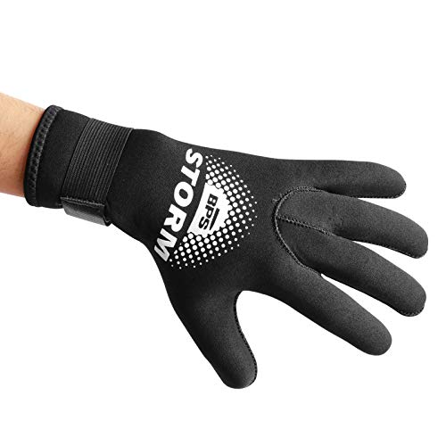 image for BPS Neoprene 5mm Thermal Wet Suit Gloves with Non-Slip Grip Design - T