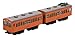 B Train Shorty JNR 103 Series Initial Orange (top + Middle Two-car Pieces) Painted Plastic Model