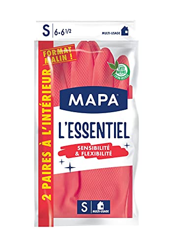  - L'Essentiel - Gants de Ménage en Latex intér...